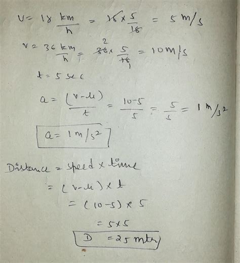 A Car Accelerates Uniformly From Km H To Km H In S Calculate