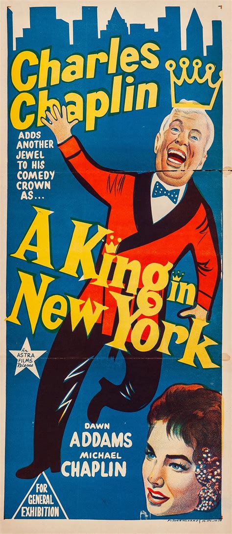 A King In New York 1958 Charles Chaplin Classic Movie Posters