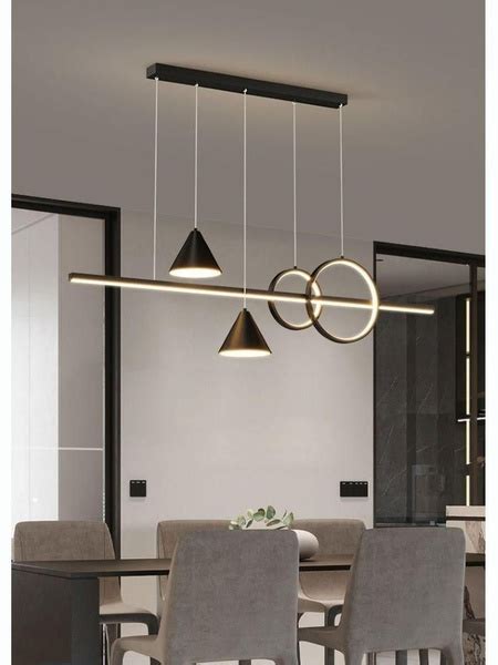 Современная Минималистская Креативная Люстра Для Столовой. Светодиодные ...