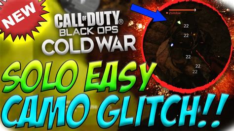 EASY SOLO CAMO PILE UP GLITCH IN BLACK OPS COLD WAR ZOMBIES SOLO