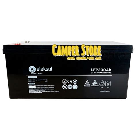 Batería de litio Eleksol 200Ah 12 8V CamperStore