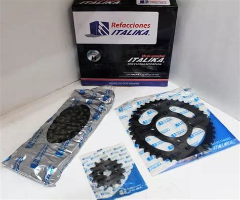 Kit Engrane Y Cadena At Sport Italika Original F Ks Cobra