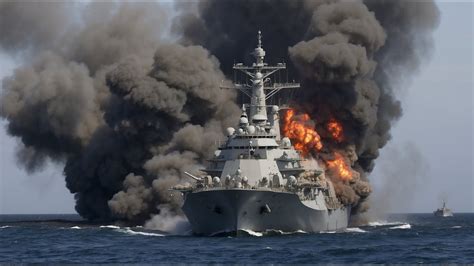 13 Minutes Ago Russia S Most Expensive Warship Sinks In The Crimean