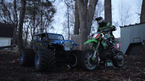 Ripping Dirt Bikes And Monster Trucks Youtube