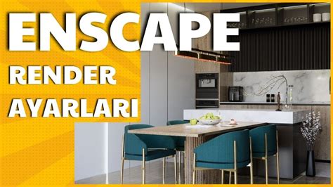 Enscape Mutfak Render Ve Ayarlari Youtube