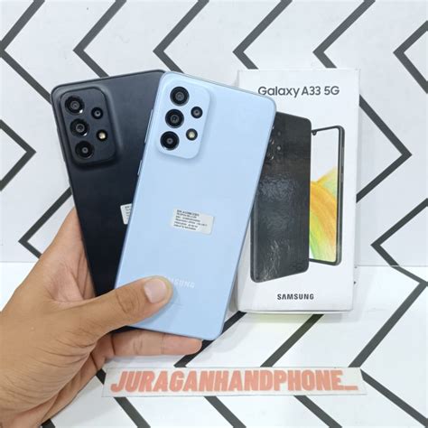 Jual SAMSUNG A33 5G 8 128 8 256 SECOND BEKAS FULLSET Shopee Indonesia