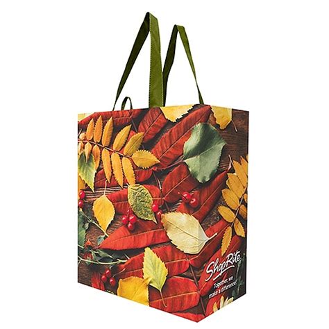 ShopRite Fall Leaves Reusable Bag