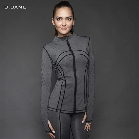 Buy Bbang 2015 Women Sport Jackets Zipper Long Sleeve