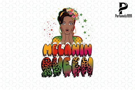 Melanin Queen Sublimation Png Graphic By Perfumely1999 · Creative Fabrica