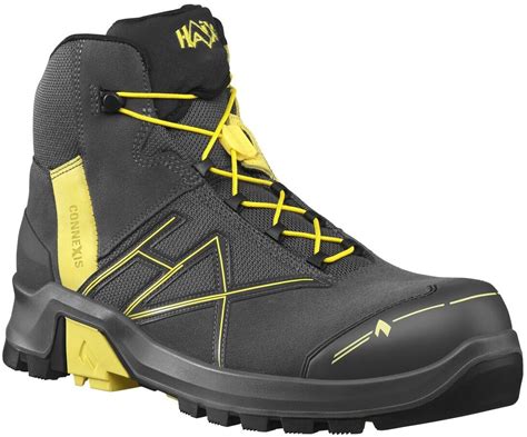 Haix Connexis Safety Gtx Mid S Grey Yellow Ab