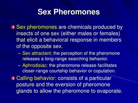 Ppt Insect Biochemistry Pheromones Powerpoint Presentation Free Download Id 1327046