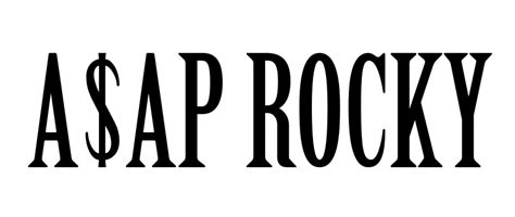 ASAP Rocky Logo - LogoDix