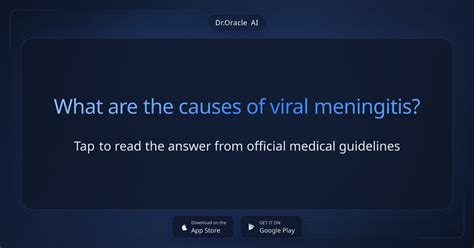 What are the causes of viral meningitis?