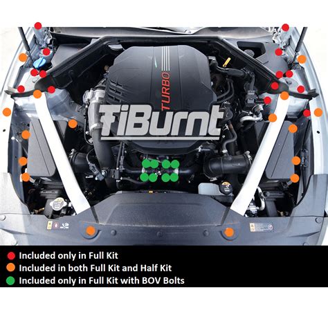 Kia Stinger Tiburnt Elite Engine Bay Kit Tiburnt