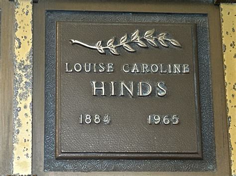 Louisa Caroline Louise Steinert Hinds 1884 1965 Mémorial Find a Grave