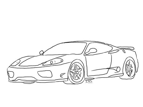 Ferrari 458 Drawing At Getdrawings Free Download