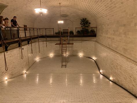 Indoor Pool Basement Of Biltmore House Ashville Nc Biltmore House