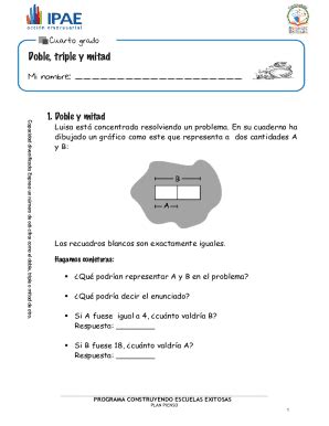 Completable En línea DOBLE TRIPLE Y MITAD Primer grado YouTube Fax