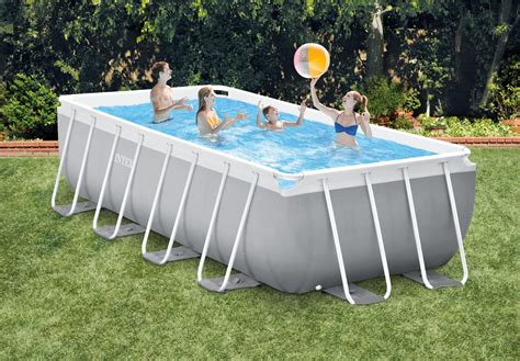 Piscine Tubulaire Prism Frame INTEX L 4 88 X L 2 44 X H 1 07 M