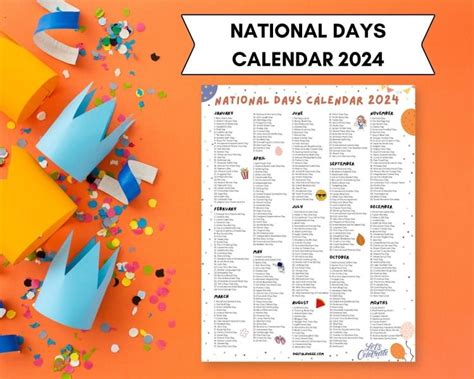 Free Printable National Day Calendar 2025 Liva Sherry