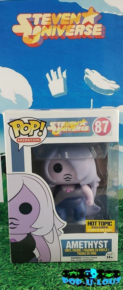 FUNKO POP ANIMATION STEVEN UNIVERSE AMETHYST HOT TOPIC EXCLUSIVE