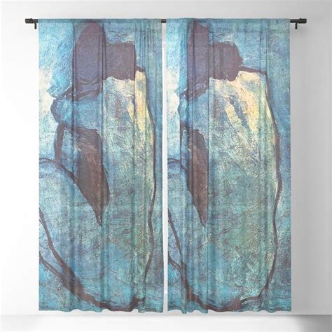 Pablo Picasso Blue Nude Sheer Curtain By Jon Baran Society