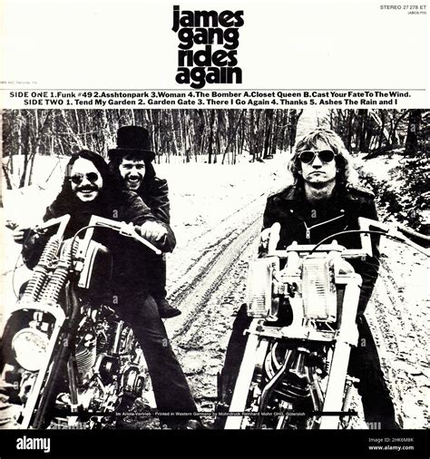 Vintage Vinyl Record Cover James Gang Rides Again D 1970 ReRel