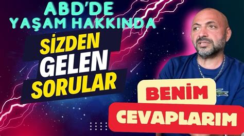 Amerika Ya Am Hakkinda Sizden Gelen Sorular Ve Benim Cevaplarim Youtube