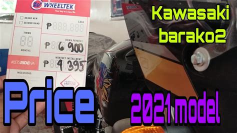 Kawasaki Barako Ii Model Down Payment Price Installment