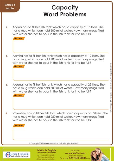 Grade Maths Resources Word Problems Addition Printable Off