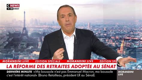 Retraites Gros Clash Entre Jean Marc Morandini Et Un Repr Sentant De