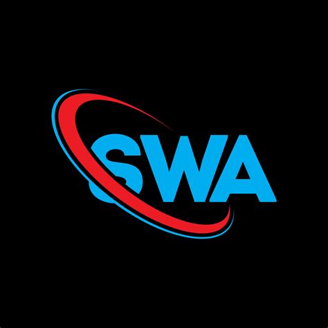 SWA logo. SWA letter. SWA letter logo design. Initials SWA logo linked ...