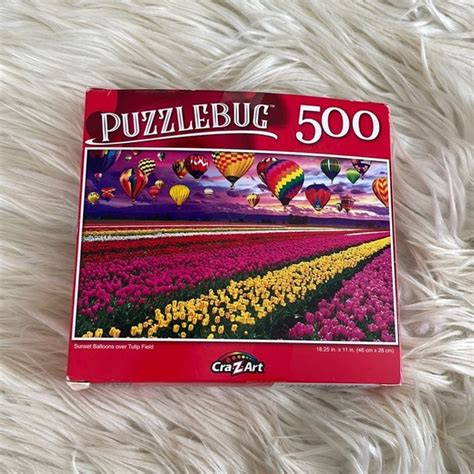 Games Cra Z Art Puzzle Bug Colorful Piece Hot Air Balloon Pver