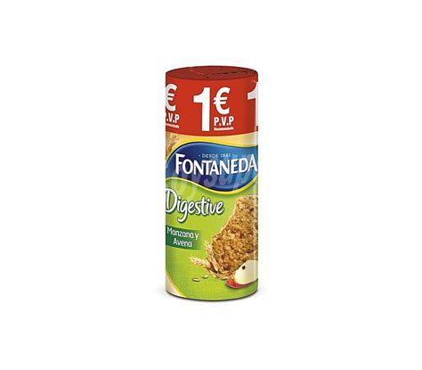 Fontaneda Galleta Digestive De Manzana Fontaneda Paquete 225 G