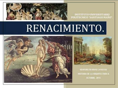 Caracteristicas Del Renacimiento