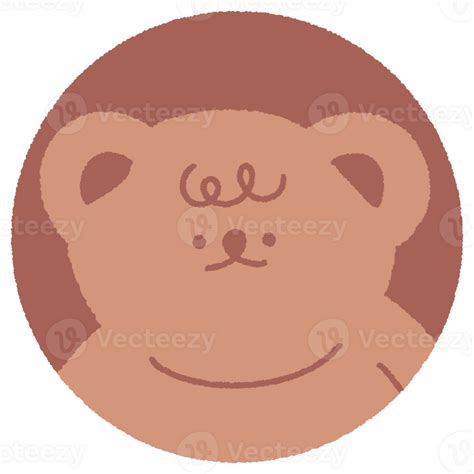 Cute Illustration Of A Hand Drawn Brown Bear Cartoon Character 26957724 Png