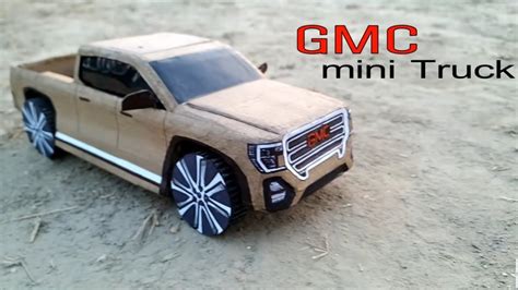 Diy Cardboard Gmc Pickup Truck Gmc Pickup Trucks Gmc Pickup Pickup Trucks