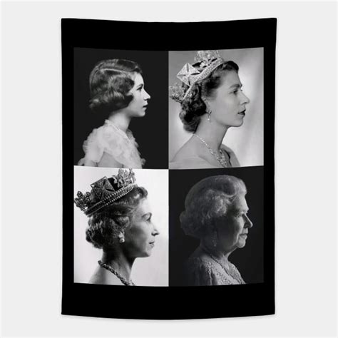 Queen Elizabeth Ii Tribute Queen Elizabeth Ii Tapestry Teepublic