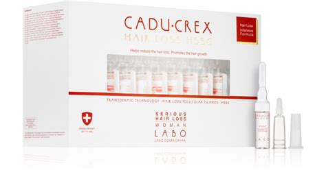 CADU CREX Hair Loss HSSC Serious Hair Loss Tratamiento Capilar Contra