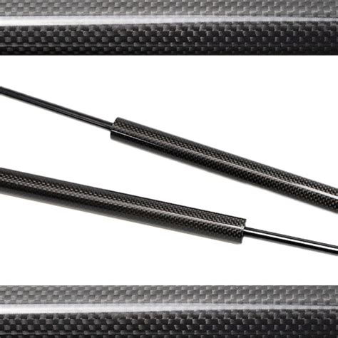 Black Carbon Fiber Shock Dampers For Peugeot 208 A9 Mk1 2012 2019