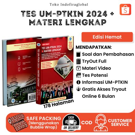 Jual New Arrival Buku Terbaru Tes Um Ptkin Materi Lengkap Edisi