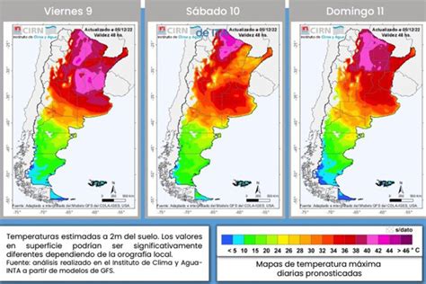 Ola De Calor En Argentina El Mapa Día A Día Del Infierno Que Se Espera