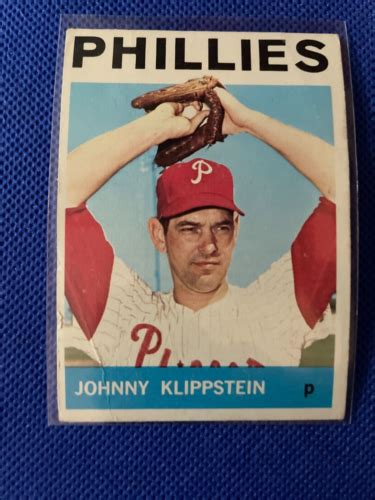 Topps Johnny Klippstein Ebay