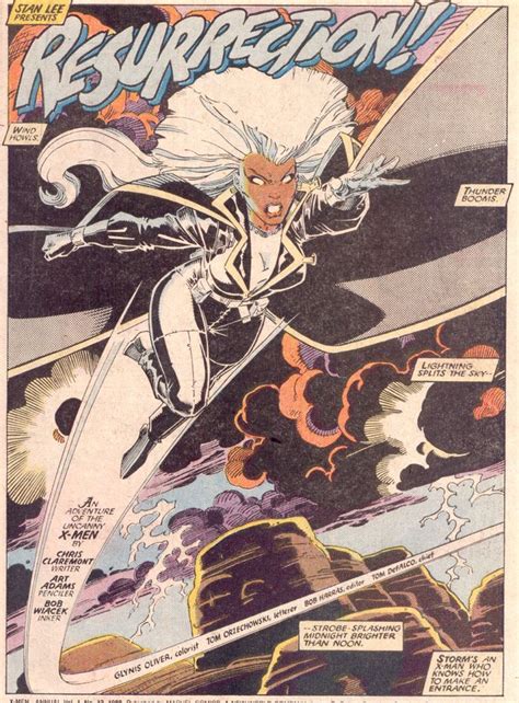 Storm In The Uncanny X Men Annual Vol Art By Arthur Adams Bob