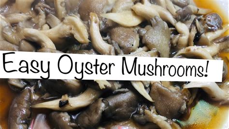 Easy Way To Cook Oyster Mushrooms Recipe And Video YouTube