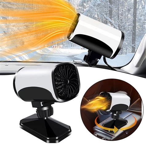 Portable Car Heater Fan Defroster Demister For Quick Warmth V Socket