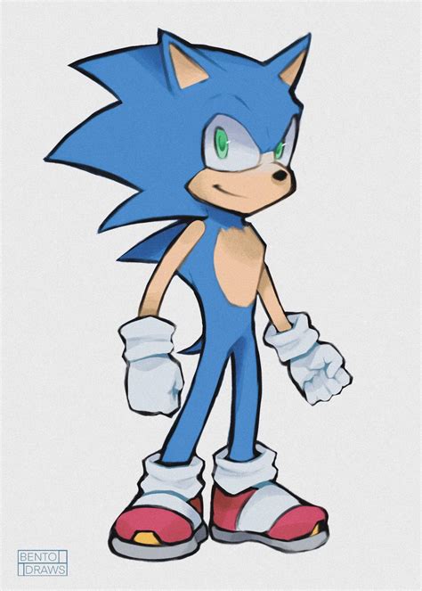 I drew my own character design for Sonic : r/SonicTheHedgehog