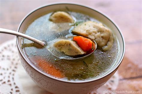 Jewish Chicken Soup With Matzo Balls The Real Jewish Penicillin Girl And The Kitchen