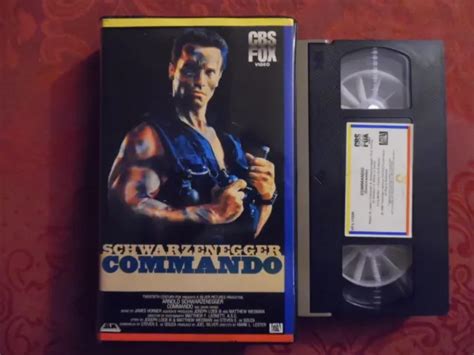 COMMANDO ARNOLD SCHWARZENEGGER Rae Dawn Chong VHS Ed Cbs Fox Rara