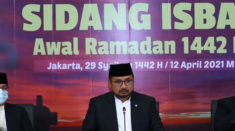 Pemerintah Tetapkan Awal Ramadan H Jatuh Pada April